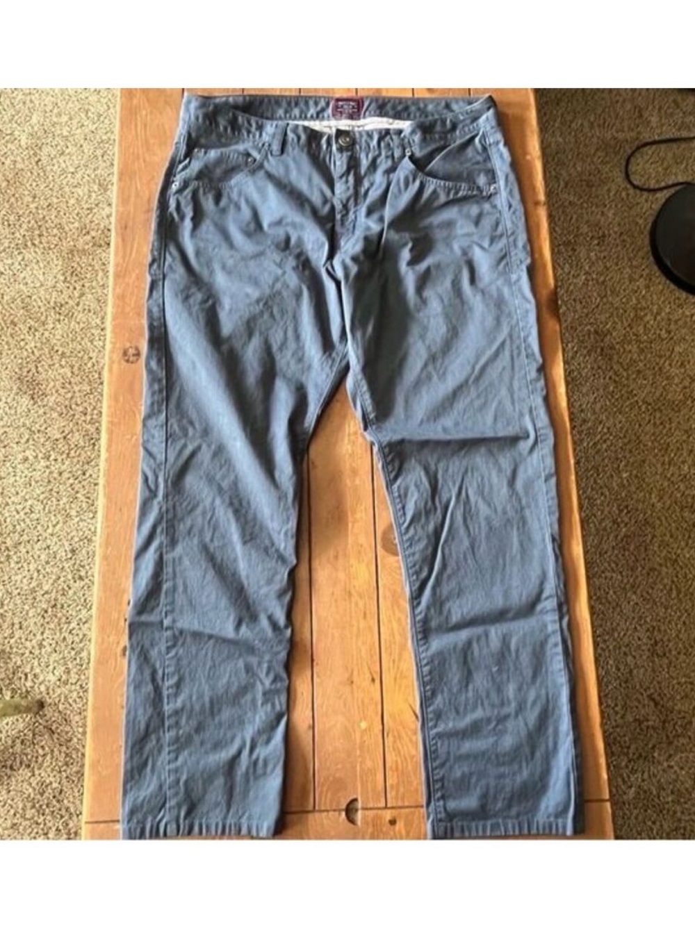 UNTUCKit 5 Pocket Pima Cotton Blue Straight Pants